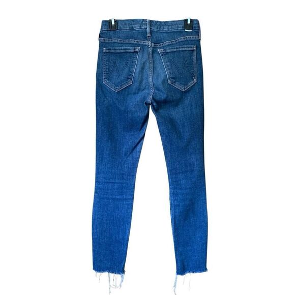 MOTHER‎ The Looker Ankle Fray Jeans in Girl Crush Blue Size 27 - Picture 5 of 12